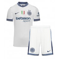 Dres Inter Milan Alessandro Bastoni #95 Preč pre deti 2024-25 Krátky Rukáv (+ trenírky)